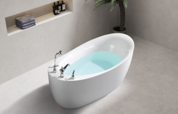 Bañera bañera oval bañeras independientes 160x80 grifos completos