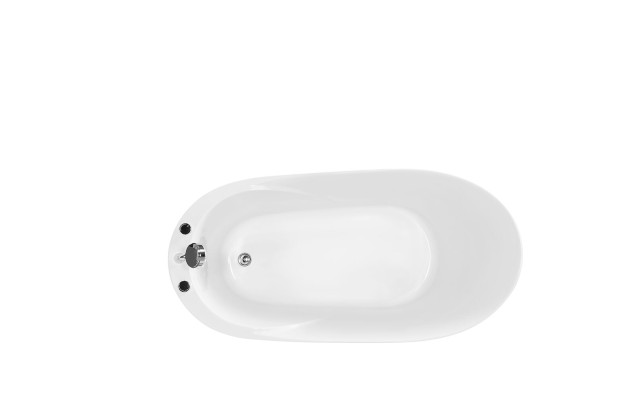 Bañera de hidromasaje ovalada para spa en casa, bañera de hidromasaje interior.