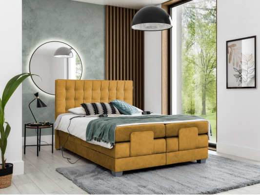 Cama Muebles de lujo Dormitorio Cama doble Textil Mobiliario Nuevo