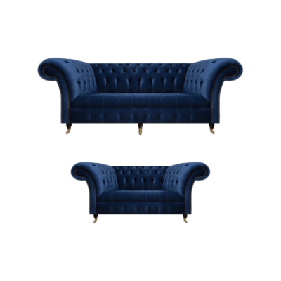 Chesterfield Set sofá de tres plazas sofá mobiliario sillón sala de estar nuevo