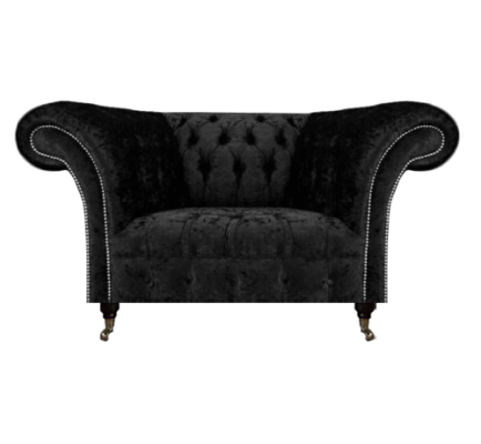 Sala de estar de lujo sillón asiento tapizado Chesterfield mueble tapizado.