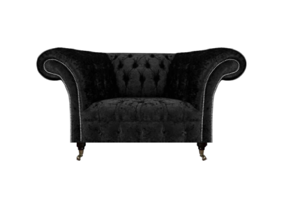 Sala de estar de lujo sillón asiento tapizado Chesterfield mueble tapizado.