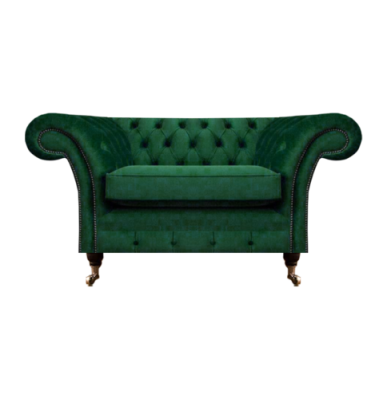 Sillón muebles tapizados sala de estar textil Chesterfield asiento tapizado decoración