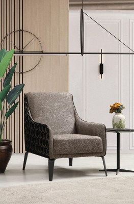 Completo conjunto de sofás para la sala de estar. 2 sofás de 3 plazas en tela y sillón de 3 piezas.