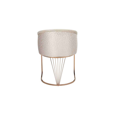 Silla tapizada Silla de comedor Silla de madera Silla de cocina Blanca Moderna Dorada