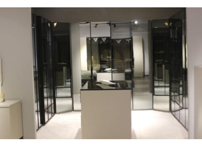 Armario de dormitorio de cristal exclusivo Armario de vestíbulo Diseñador cómoda