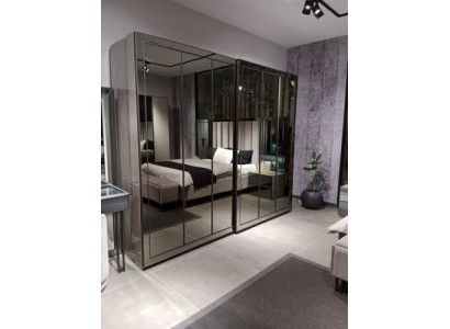 Armario negro exclusivo Elegante mueble de madera para dormitorio