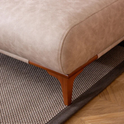 Sofá en forma de L beige para sala de estar, sofá de diseñador de lujo, mobiliario de asientos nuevo.