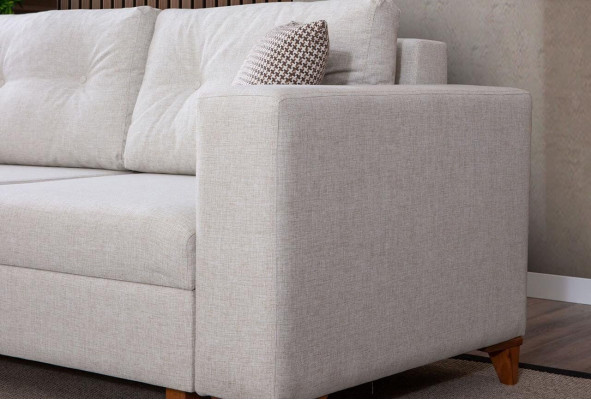 Elegante salón en forma de U Sofá Diseñador Sofá de esquina de lujo Sofás elegantes