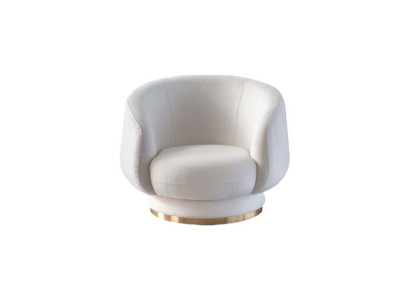 Diseño de sillón de lujo Sillón Sofá de 1 plaza Salón de televisión Chaise Sofa Textil