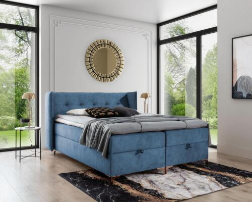 Modern dormitorio cama de lujo cama tapizada diseño mobiliario tapizado