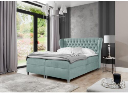 Habitación moderna Cama Chesterfield Muebles tapizados de madera diseño.