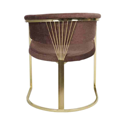 Juego de sillones marrones completo, diseño moderno, nuevo, 6 sillas, silla tapizada.