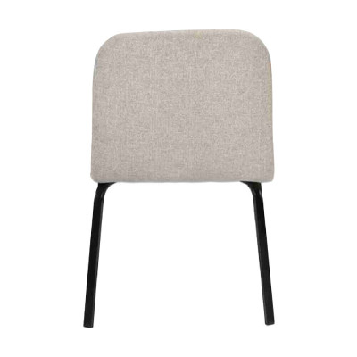 Grupo de sillas de 6 piezas, silla de tela, asiento tapizado de acero inoxidable para comedor, nuevo.