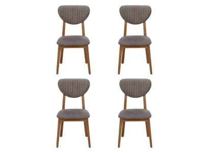 Silla de diseño, conjunto de sillones, conjunto de comedor acolchado 4 sillas de diseño.