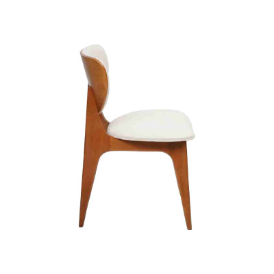 Silla de comedor blanca 2 sillas silla de madera silla moderna de una sola plaza nueva