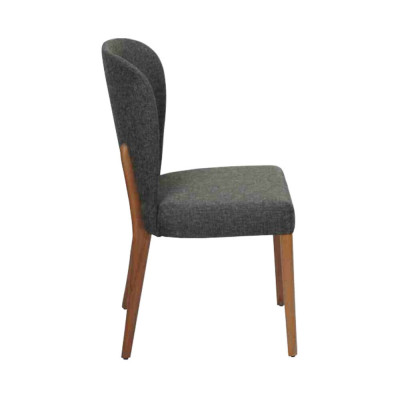 Sillas de diseño de lujo de madera moderna 2x, silla de respaldo nuevo.