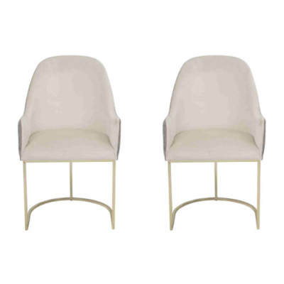 Silla tapizada 2 sillas Silla de comedor de alta calidad Silla de cocina multicolor Moderna