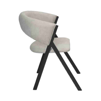 Comedor de lujo estilo diseñador moderno 2 sillas acolchadas mobiliario nuevo.