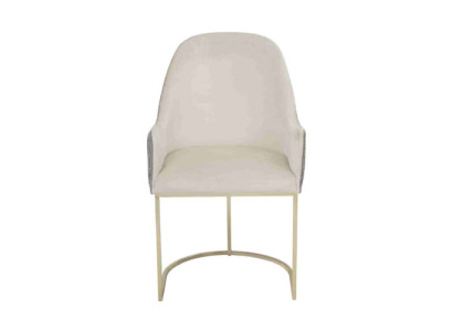 Silla tapizada blanca Silla de comedor Sillas de cocina Muebles de asiento de diseñador Nuevo