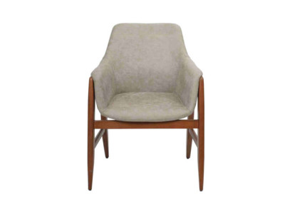 Silla de comedor silla silla de cocina silla de respaldo silla de madera tela moderna gris silla