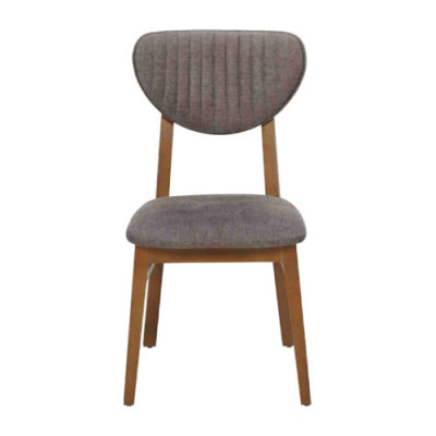 Silla de madera marrón Sillas tapizadas de diseñador Muebles de lujo para el comedor