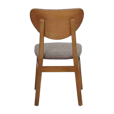 Silla de madera marrón Sillas tapizadas de diseñador Muebles de lujo para el comedor