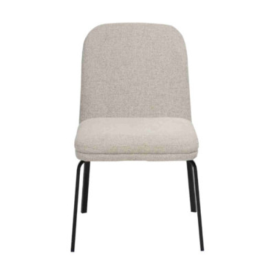 Moderna silla de metal blanca Diseñador de muebles de comedor Sillón elegante