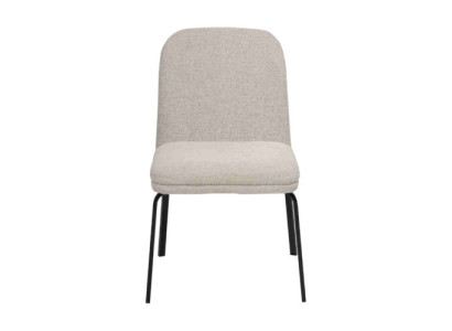 Moderna silla de metal blanca Diseñador de muebles de comedor Sillón elegante
