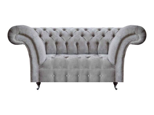 Sofá de diseño Chesterfield de dos plazas para la sala de estar