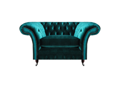 Sillón de sala de estar Chesterfield sofá asiento muebles tapizados nuevo.