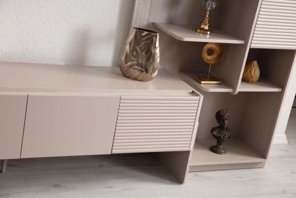 Conjunto completo de sala de estar: sofá de 3 plazas, mesa auxiliar, taburete, sillón (conjunto de 5 piezas)