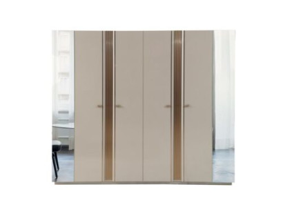 Diseño armario beige de madera armario habitación infantil 6 puertas novedad