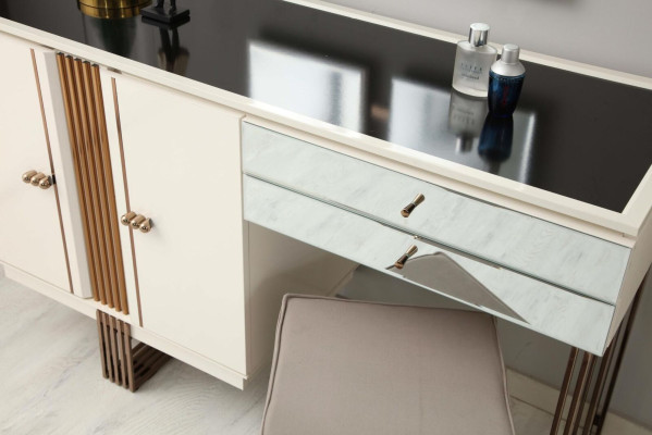tocador consola muebles de dormitorio diseño de lujo mesa consola