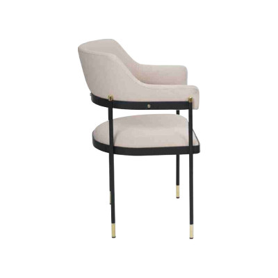 Elegante silla Silla de comedor Blanca 6x sillas Silla de cocina Sillón de lujo