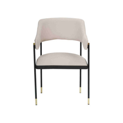 Silla Silla de comedor Silla de cocina blanca Sillón de lujo moderno Novedad nueva