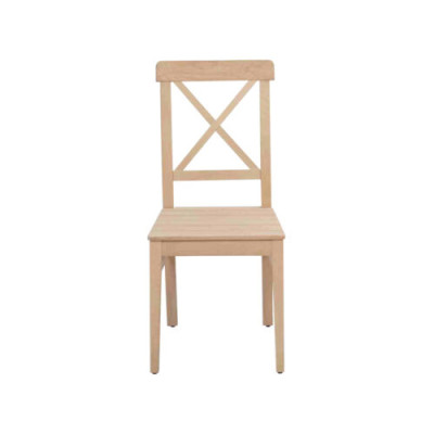 Silla de comedor moderna diseñada de madera de lujo sin reposabrazos