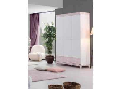 Armario de madera multicolor moderno para dormitorio