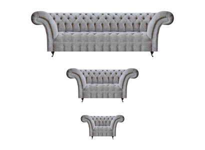 Sofá nuevo conjunto sofás sillón mueble tapizado diseñador Chesterfield salón
