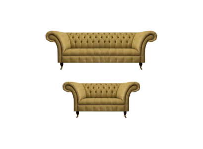 Muebles de lujo sofá sofá set tapizado Chesterfield.