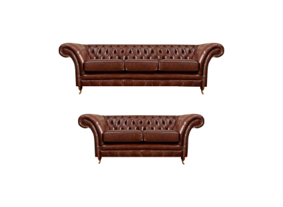 Salón nuevo conjunto Chesterfield sofás sofá de tres plazas con sofá de dos plazas.
