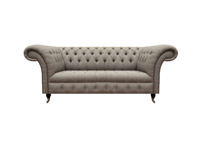 Muebles tapizados Sofá de tres plazas Textil Chesterfield Sala de estar