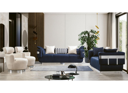 Juego de sofá de 3 plazas + 3 plazas + 1 plaza + 1 plaza, muebles de tapicería sofá.