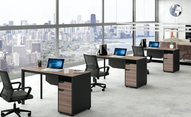 Escritorio de lujo mesa de jefe mesa de madera mesas de computadora muebles de madera