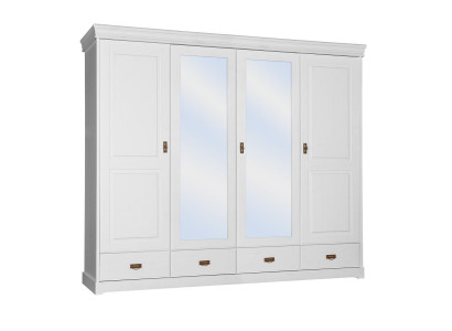 Armario estilo casa de campo estantería armario armarios madera muebles blanco.
