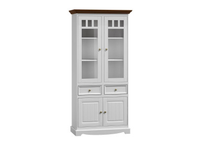 Vitrina mueble de vidrio Armario de vidrio Vitrina clásica Vitrina de esquina clásica Armario de esquina de cristal de madera