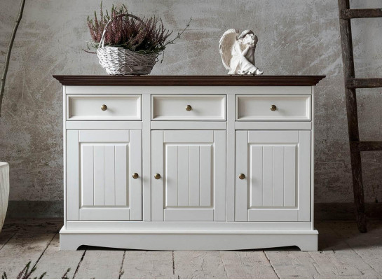 Aparador Cómoda Estantería Madera Armario Aparador Estilo rústico Cómoda-armario Aparador