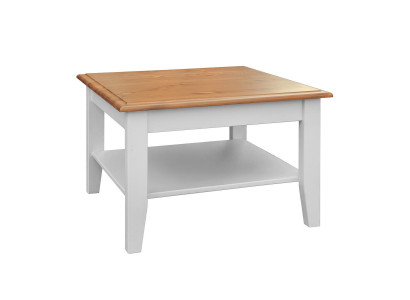 Mesa auxiliar de estilo casa de campo noble Mesa de centro clásica Mesa auxiliar Sofá Mesa de madera de salón.