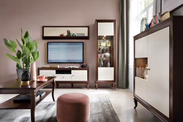 Conjunto de sala de estar vitrina cómoda espejo paredes para sala de estar cómodas.