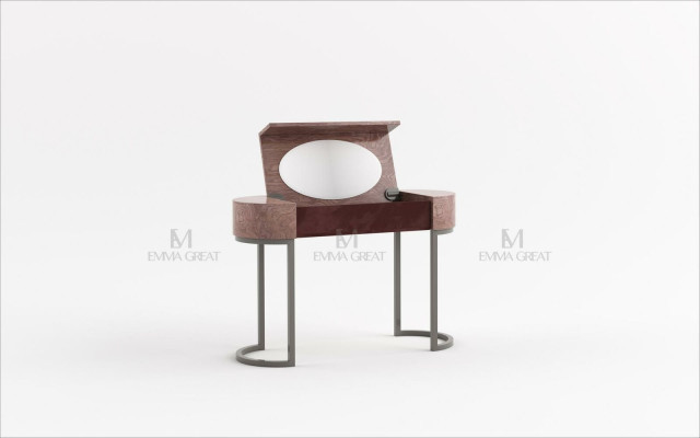 Mesa de maquillaje, cómoda, mesas de consola, secretaria, muebles de diseño moderno, madera de lujo.